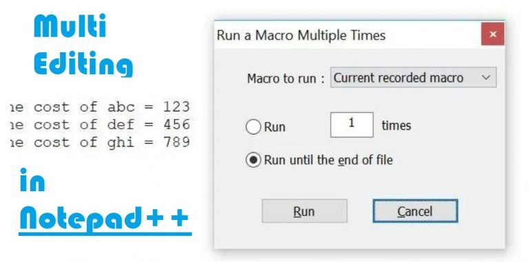 Coding Tricks : Using Multi-Editing in Notepad++ to do your tasks ...