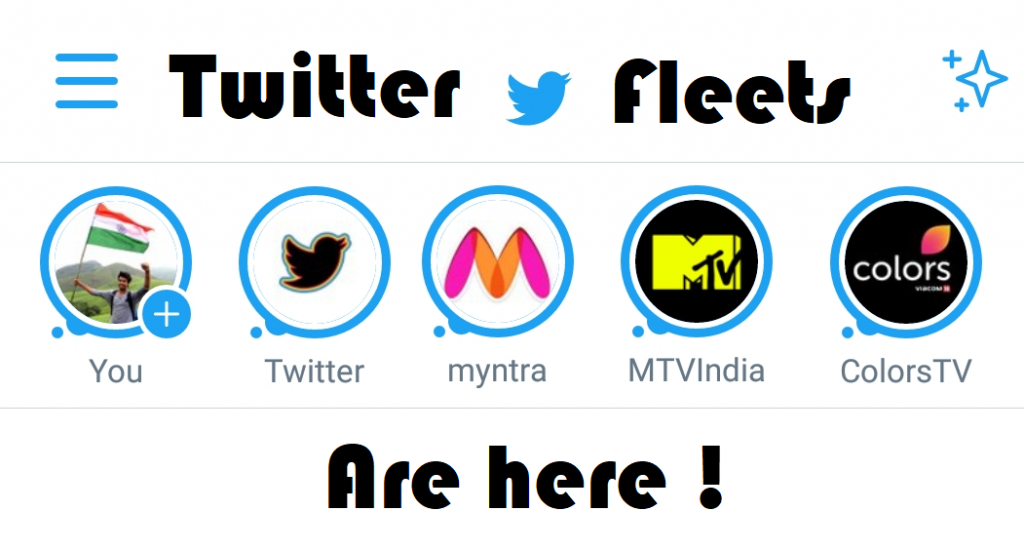 Twitter Fleets Screenshot